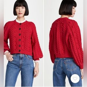The Great. The Mountainside Cardigan red size 1